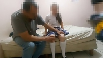 Beautiful Mexican High School Girl Conspires With Her Neighbor To Receive A Gift, Has Sex With A Young Sinaloa Student In Their Home In A Homemade Video