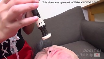Masochist Man Receives Saliva From Nose In Fetish Video