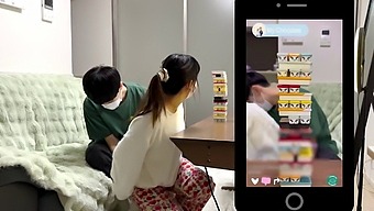 Experience The Thrill Of Live Streaming With A Japanese Big Tits Amateur In This Hd Porn Video