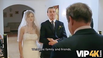 Hidden Camera Captures Olivia Sparkle'S Intimate Moments In A Wedding Dress And Veil
