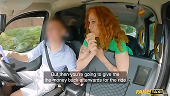 Redhead Babe With A Perfect Body Gets Rough Sex In A Taxi In Faketaxi Video