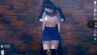 Experience The Ultimate In Eroticism With This Ai-Assisted Video Featuring A Mechanical And Emotionless Woman. Watch As She Showcases Her Huge Breasts And Naughty Behavior In A Real 3dcg Erotic Game. Get Ready For Some Wild Fun With This Cute And Adorable Brunette.