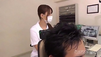 Japanese Dentist Indulges In Big Natural Tits