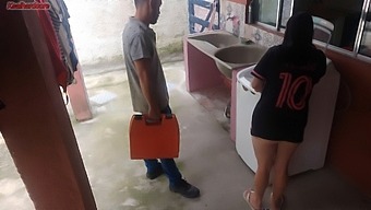 A Married Woman Solicits The Washing Machine Repairman With Sexual Favors While Her Spouse Is Absent