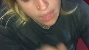 Blowjob And Facial Cumshot For A Stunning Girlfriend