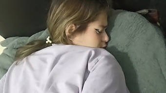 Amateur Stepbrother And Stepsister Engage In Rough Anal Sex While Their Stepfathers Are Away