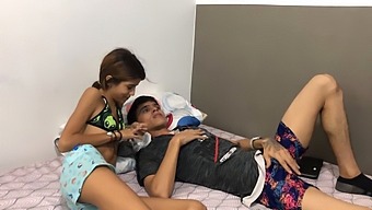 Young Indian Teen Gets A Sensual Massage From Her Stepsister Before Intense Sex